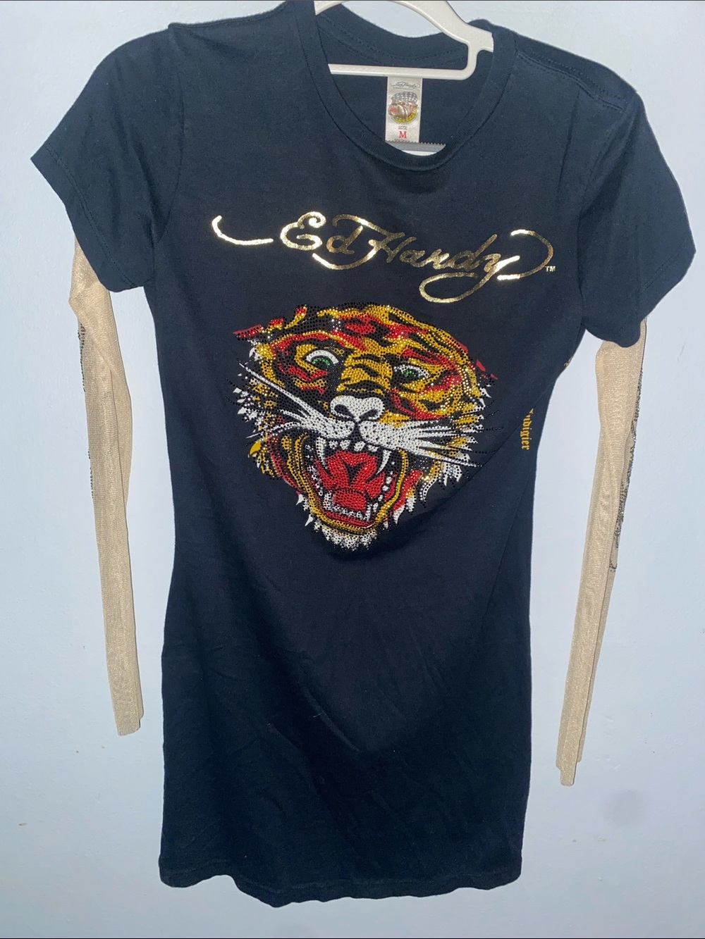 Vintage with hang tag!!  Ed Hardy /Christian Audigier tiger tee